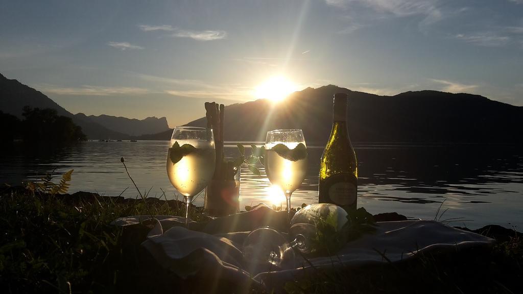 Gaestehaus Riki Oberschmid Steinbach am Attersee Exterior foto